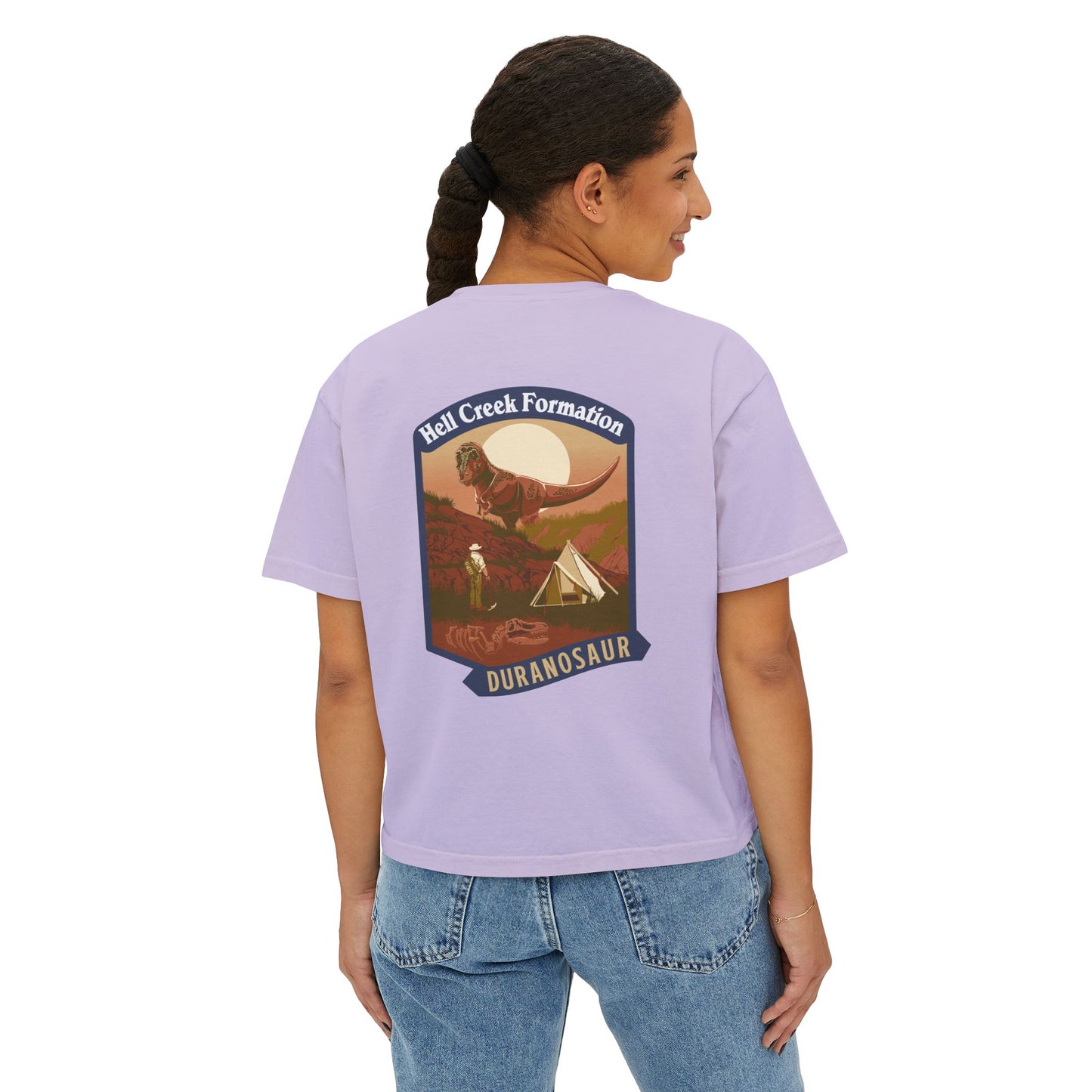Women's Comfort Colors Boxy T-Shirt: Hell Creek Formation