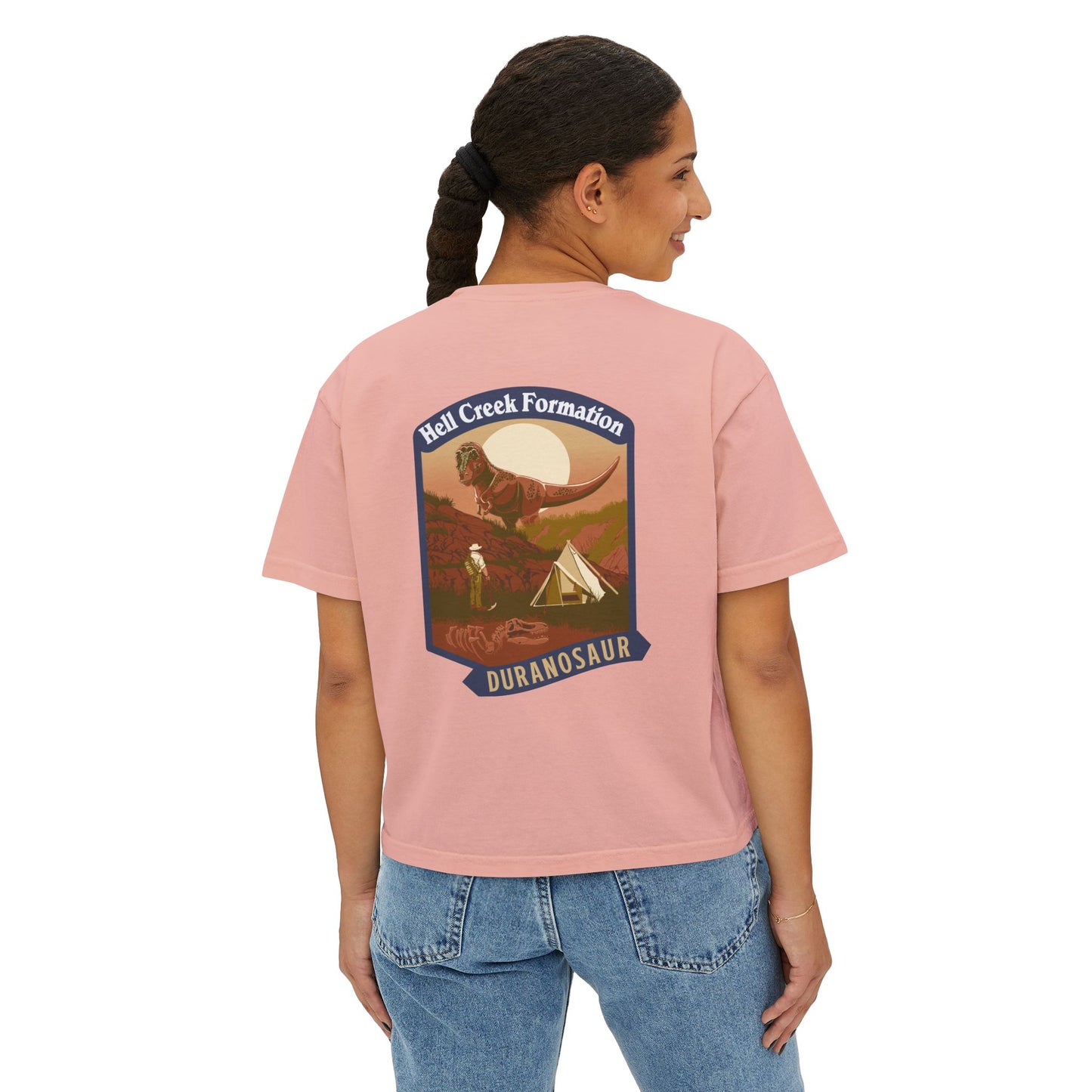 Women's Comfort Colors Boxy T-Shirt: Hell Creek Formation