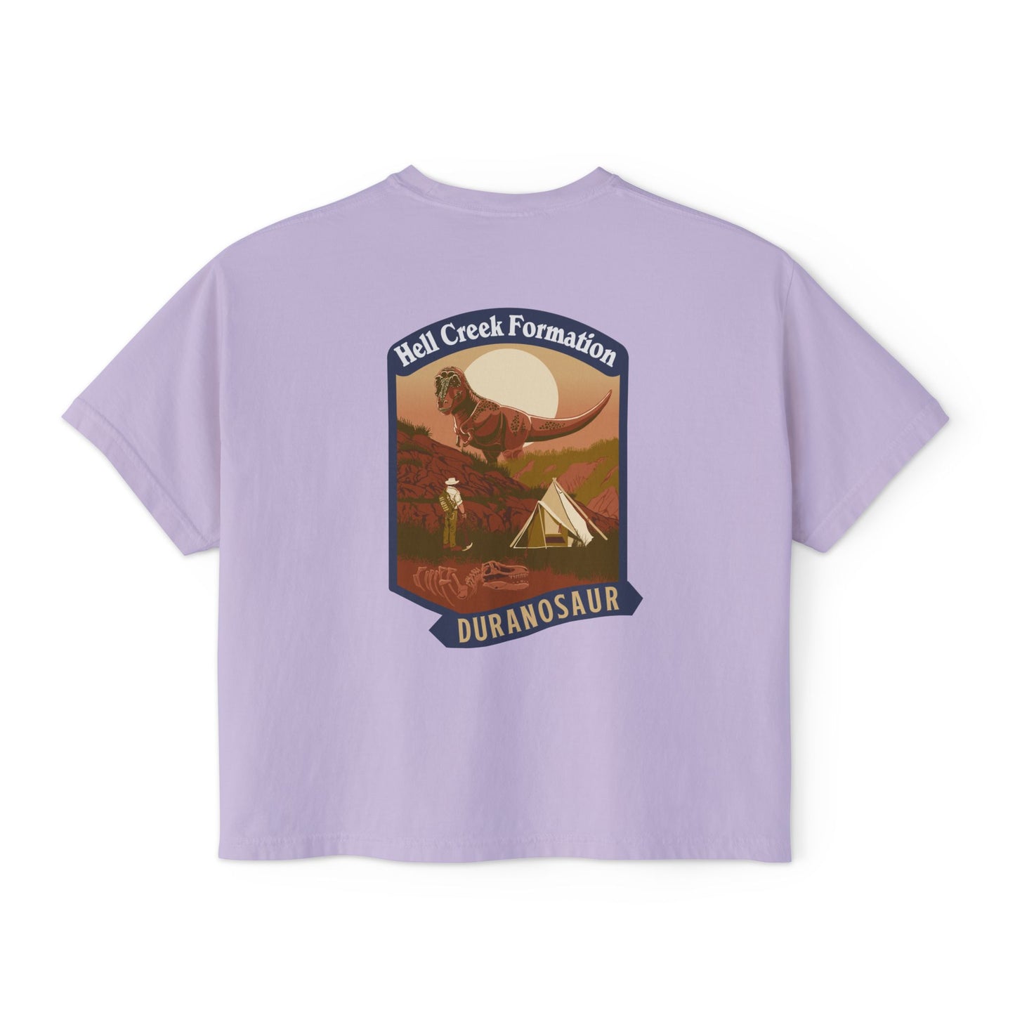Women's Comfort Colors Boxy T-Shirt: Hell Creek Formation