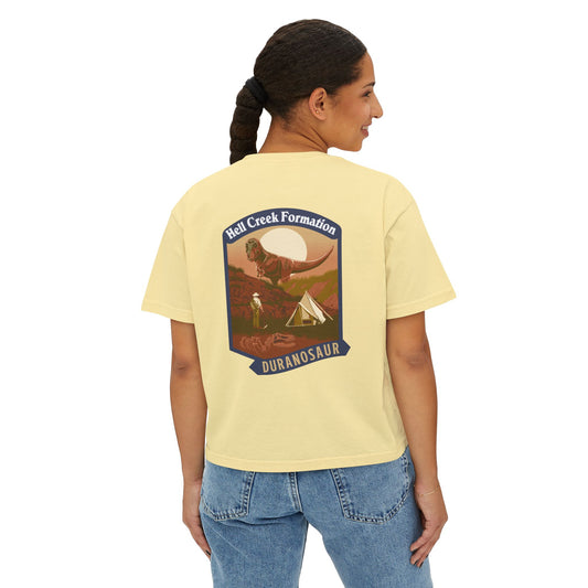 Women's Comfort Colors Boxy T-Shirt: Hell Creek Formation