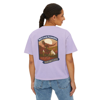 Women's Comfort Colors Boxy T-Shirt: Hell Creek Formation