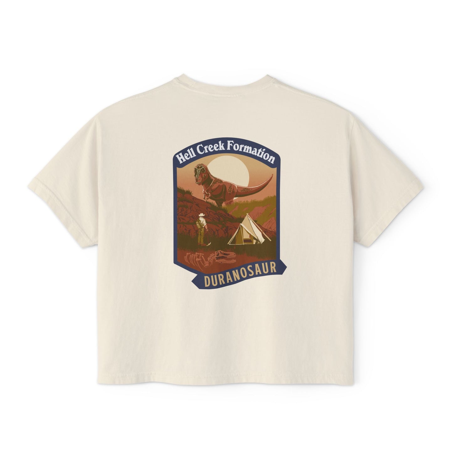 Women's Comfort Colors Boxy T-Shirt: Hell Creek Formation