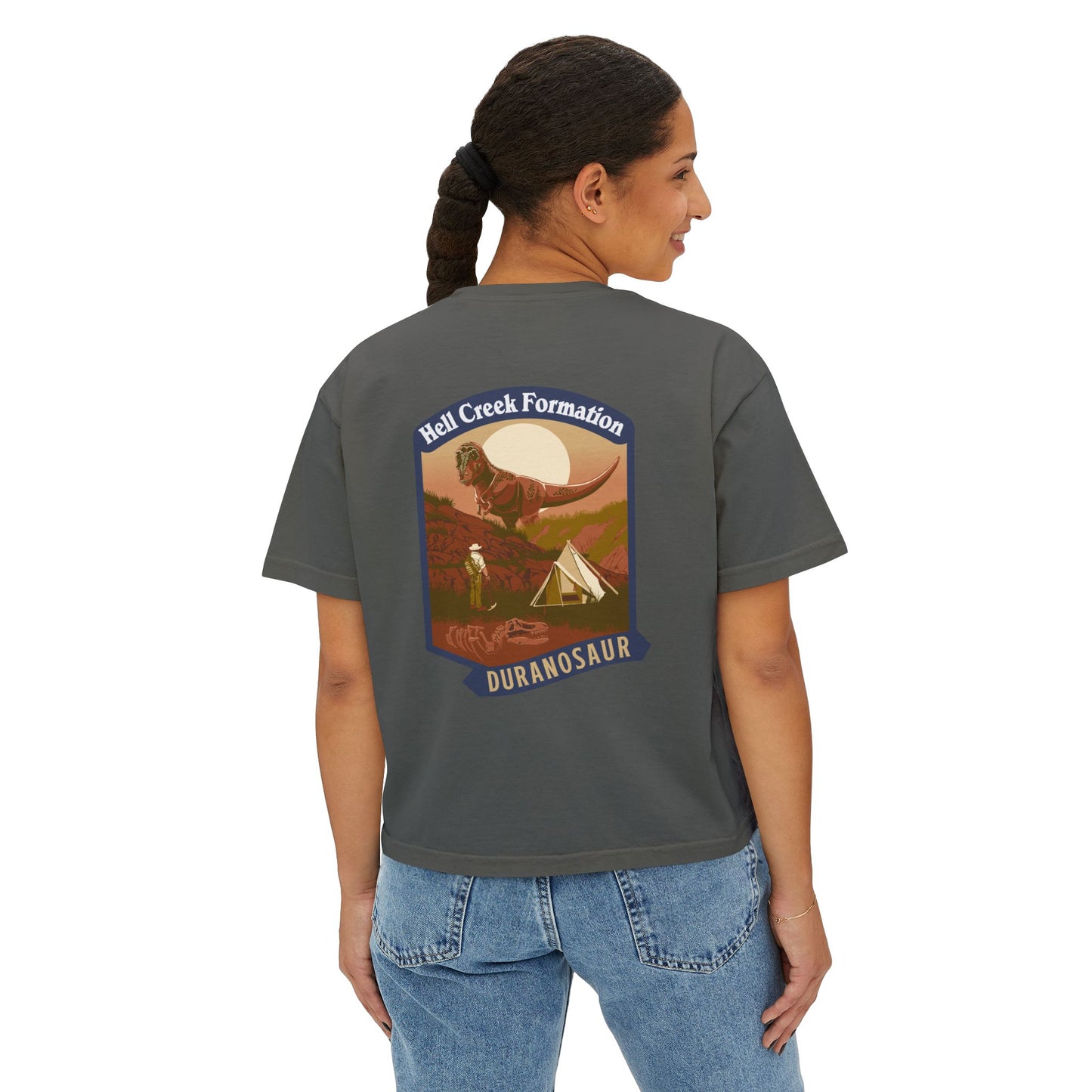 Women's Comfort Colors Boxy T-Shirt: Hell Creek Formation